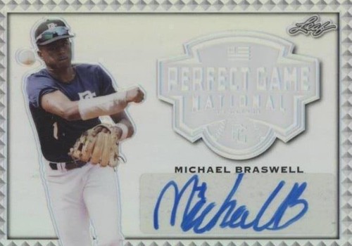 2020 Leaf Perfect Game National Showcase - Michael Braswell #BA-MB2
