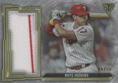 2020 Topps Triple Threads - Rhys Hoskins #SJR-RHO