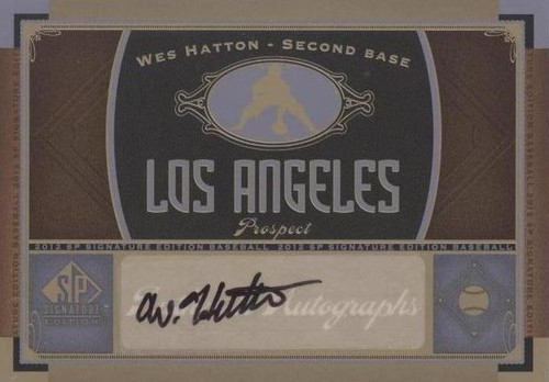 2012 SP Signature Edition - Wes Hatton #LAA 5