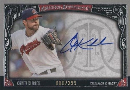 2016 Topps Museum Collection - Corey Kluber #AA-CKL