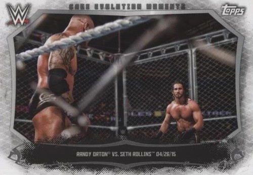 2015 Topps WWE Undisputed - Randy Orton Seth Rollins #CEM-19