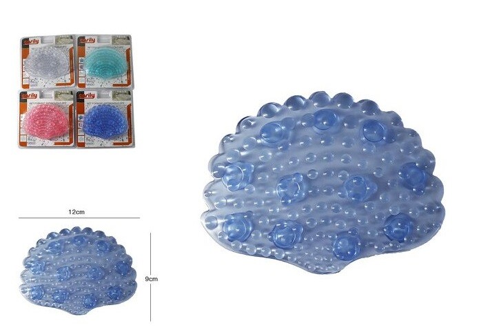 4 Pz Conchiglia Anti Scivolo Piatto Doccia Vasca Da Bagno Bimbi Sicurezza dfh