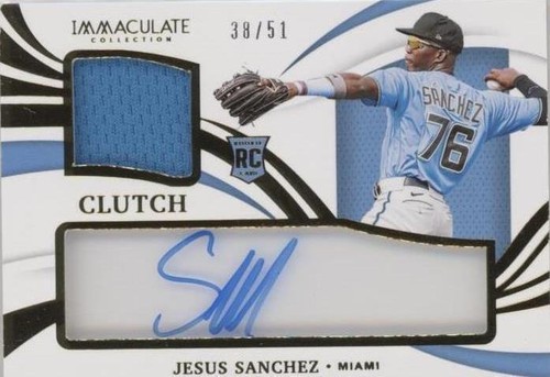 2021 Panini Immaculate Collection - Jesus Sanchez #CCR-JS