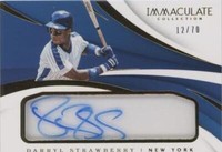 2018 Panini Immaculate Collection - Darryl Strawberry #IA-DS