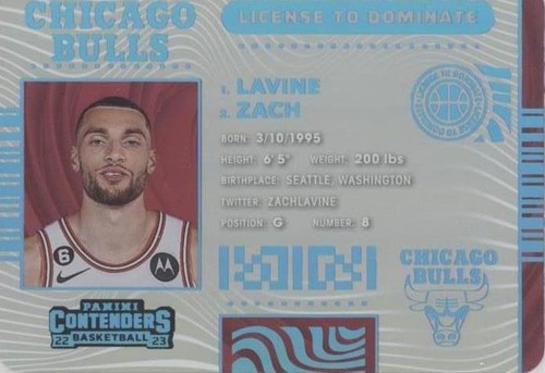 2022-23 Panini Contenders - Zach LaVine #4