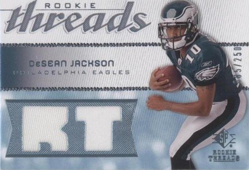 2008 SP Rookie Threads DeSean Jackson #RT-DJ