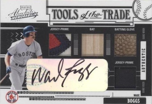 2005 Playoff Absolute Memorabilia - Wade Boggs #TT-194