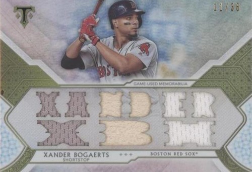 2018 Topps Triple Threads - Xander Bogaerts #TTR-XB2