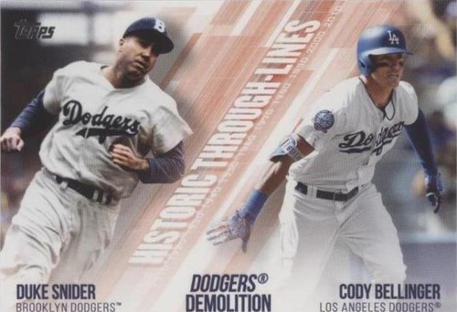 2019 Topps - Cody Bellinger Duke Snider #HTL-45