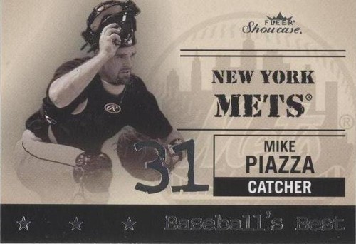 2004 Fleer Showcase - Mike Piazza #3 BB