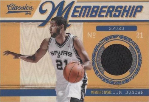 2010-11 Panini Classics - Tim Duncan #25