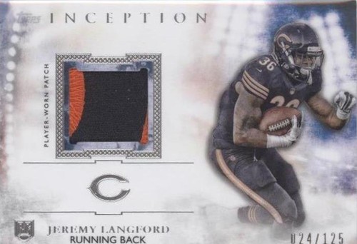 2015 Topps Inception Jeremy Langford #RP-JL
