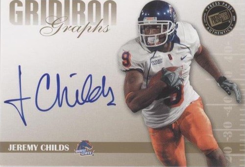 2009 Press Pass Signature Edition Jeremy Childs #GG-JC