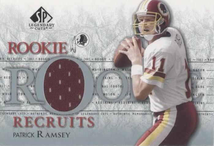 2002 SP Legendary Cuts Patrick Ramsey #RR-PR