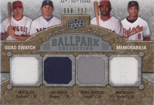2009 Upper Deck Ballpark Collection - Howie Kendrick Ian Kinsler Melvin Mora #220