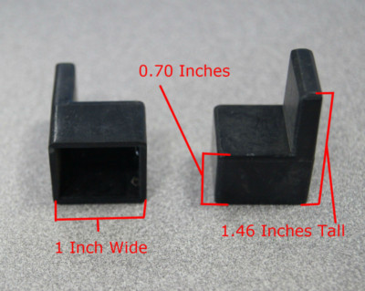 Black Door Pegs for Forest River Pop-up Campers - 2 Pack