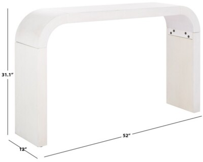 Safavieh LIASONYA CURVED CONSOLE TABLE, Reduced Price 2172750154 CNS6604B