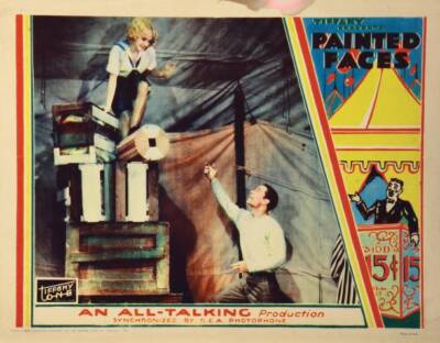 Painted Faces Lobby Card Helen Foster Joe E Brown 1929 Old Movie Photo