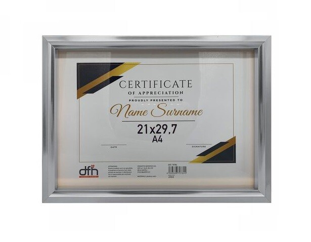 Cornice Per Foto Certificati Quadri Tele Dimensioni A4 21x29.7cm 70785 dfh