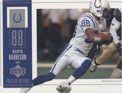 2002 Upper Deck Piece Of History Marvin Harrison #42