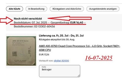 Artikelfoto(s) von einem verifizierten Käufer