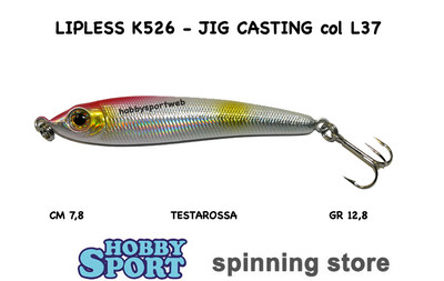 TEIKO K526 COL. L37 RH TESTAROSSA MINNOW LIPLESS 12,8 GR SHORE CAST SPINNING