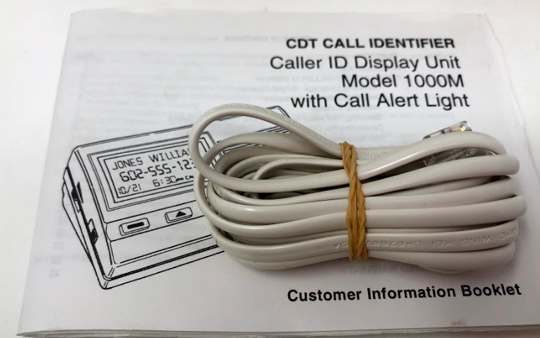 Pacific Bell CDT Call Identifier Caller ID Display Unit 1000M