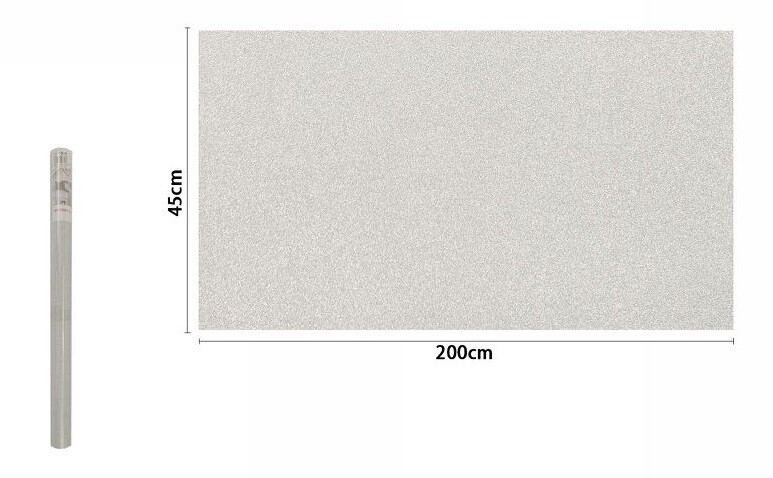 Rotolo Pellicola Adesiva Silver Glitter 45cmx2m  Pannelli Cassetti Mobili dfh