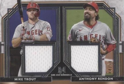 ゲームセンター・ゲームカード OHTANI/TROUT/RENDON/WALSH RELICS Ohtani, Trout, Rendon, Walsh 2022 Topps Museum Game-Used