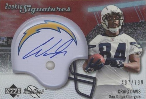 2007 NFL Sweet Spot Craig Davis #123