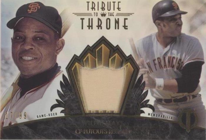 2014 Topps Tribute - Willie Mays #THRONE-WM