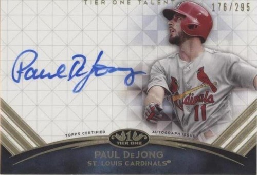 2018 Topps Tier One - Paul DeJong #TTA-PD