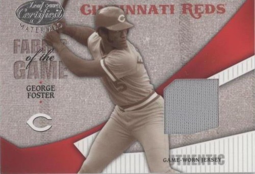 2004 Leaf Certified Materials - George Foster #FG-48