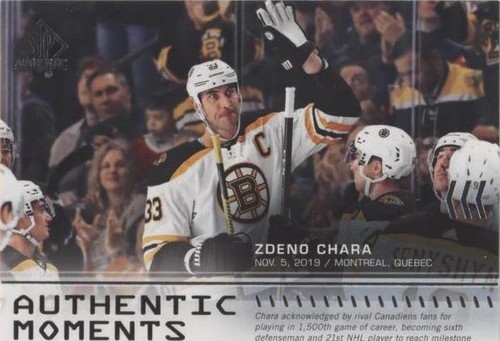 2019-20 SP Authentic - Zdeno Chara #114