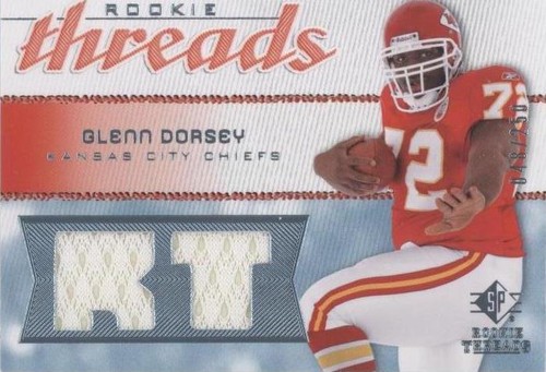 2008 SP Rookie Threads Glenn Dorsey #RT-GD