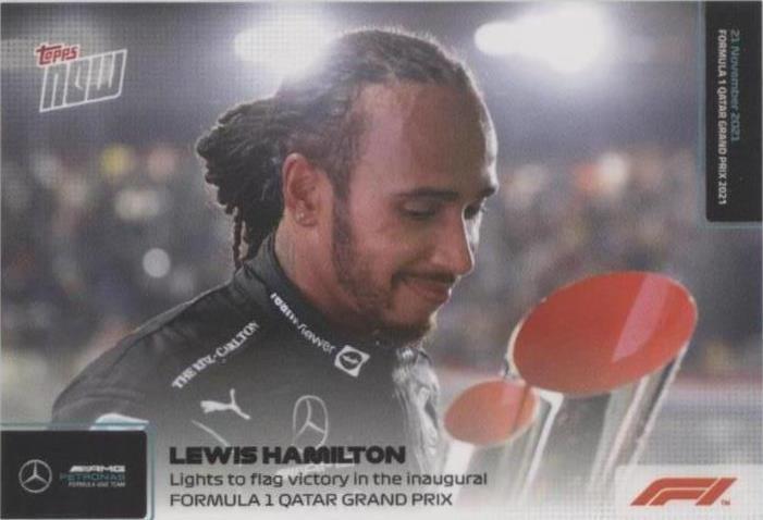 2021 Topps Now F1 - Lewis Hamilton #074