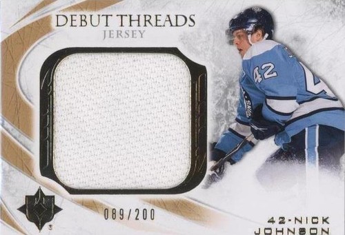 2010-11 Ultimate Collection - Nick Johnson #DT-NJ