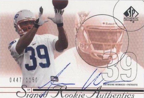2002 SP Authentic Antwoine Womack #187