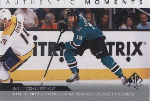 2017-18 SP Authentic - Joe Thornton #112