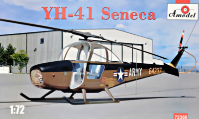 Cessna YH-41 SENECA helicopter (Plastic model kit) 1/72 Amodel 72366