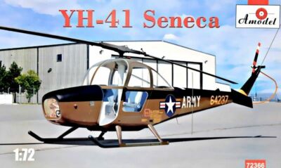 Amodel 72366 - 1/72 Helicopter Cessna YH-41 Seneca, scale plastic model kit
