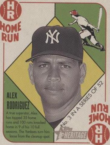 2005 Bowman Heritage - Alex Rodriguez #3