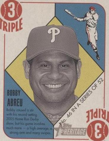 2005 Bowman Heritage - Bobby Abreu #46
