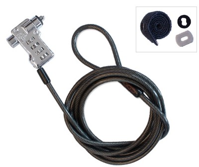 CODi A02003 4-Digit Combination Cable Lock for Laptops, desktops NEW PC security