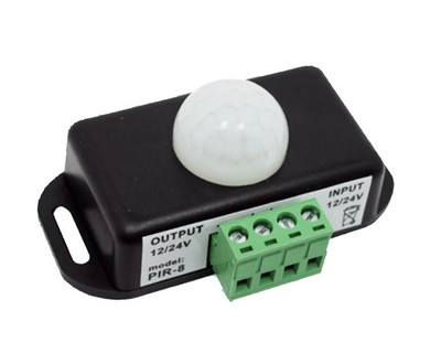 12VDC 6 AMP IR Infrared PIR Motion Sensor Control Switch for LED Lights, Strips