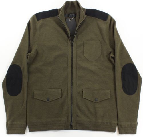 $400 RAG & BONE Men's Color Block Track Jacket Black Blue $400 RAG & BONE Men's Color Block Track Jacket Black Blue