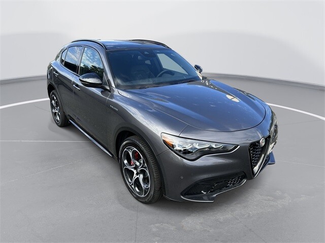 2024 Alfa Romeo Stelvio, Vesuvio Gray Metallic with 13 Miles available now!