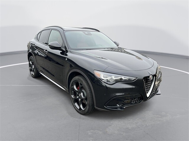 2024 Alfa Romeo Stelvio, Vulcano Black Metallic with 25 Miles available now!