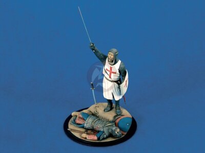 Verlinden 120mm (1/16) ''Knight of Christ'' Crusader Vignette (2 Figures) 1258