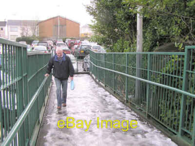 Photo 6x4 Slippery path leading to Dunnes Store, Omagh An Oghmagh The Cou c2006